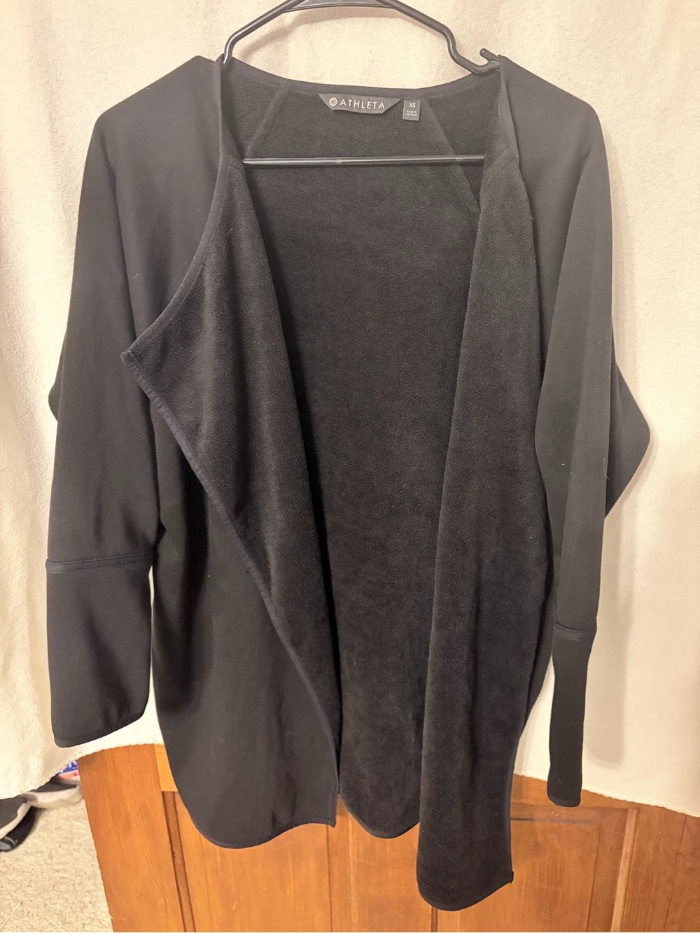Athleta Black Open-Front Women's Cardigan Sweater
